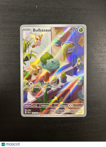 2024 Stellar Crown Bulbasaur Holo Secret Rare #143/142