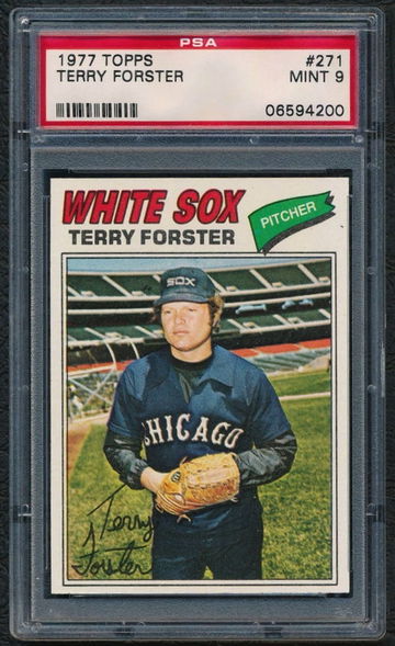 1977 Topps #271 Terry Forster White Sox PSA 9 MINT