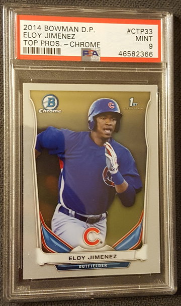 2014 Bowman Chrome Eloy Jimenez PSA 9