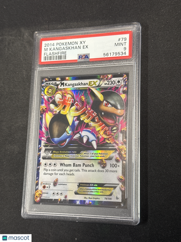 2014 Pokemon Xy Flashfire M Kangaskhan EX Flashfire PSA 9 #79