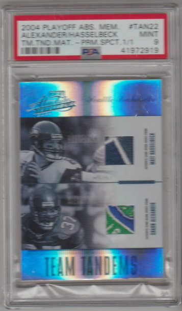 Shaun Alexander Matt Hasselbeck 1/1