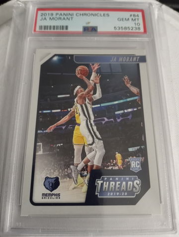 2019-20 Panini Chronicles Ja Morant GEM MINT PSA 10 Rookie RC Memphis Grizzlies