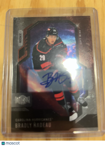 2024-25 Skybox Metal Universe Bradly Nadeau #137 auto autograph Rookie Base Set