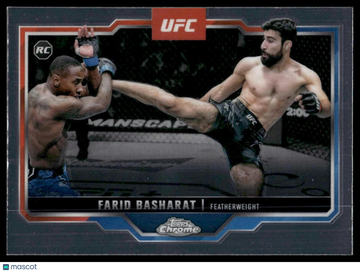 2025 Topps Chrome UFC Farid Basharat #132 RC