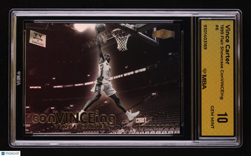1999 Flair Showcase ConVINCEing Vince Carter #6 MBA 10