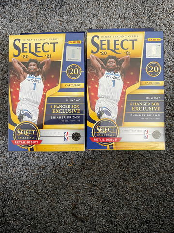 (4) 20/21 Select NBA hangers