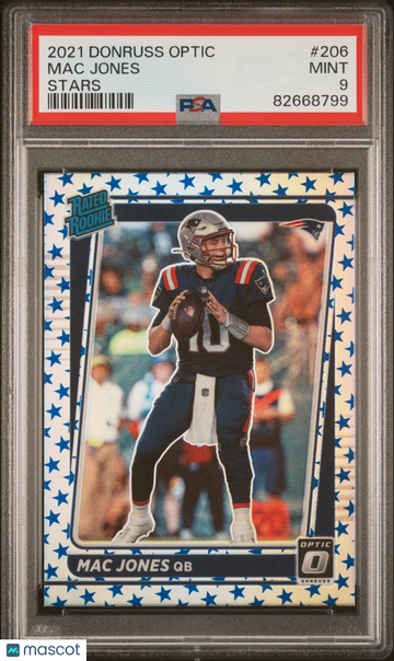 2021 Panini Donruss Optic Mac Jones #206 Stars PSA 9