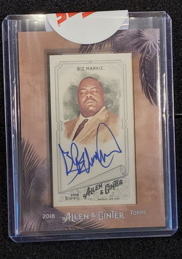 2018 Topps Allen & Ginter BIZ MARKIE Framed Auto - #MA-BM