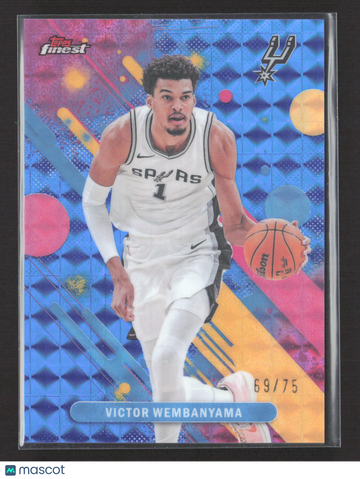 2026 Topps Finest Victor Wembanyama #98 Blue /75