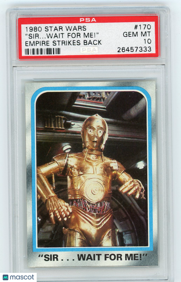 1980 Star Wars Empire Strikes Back "sir.. . Wait For Me!" #170 PSA 10