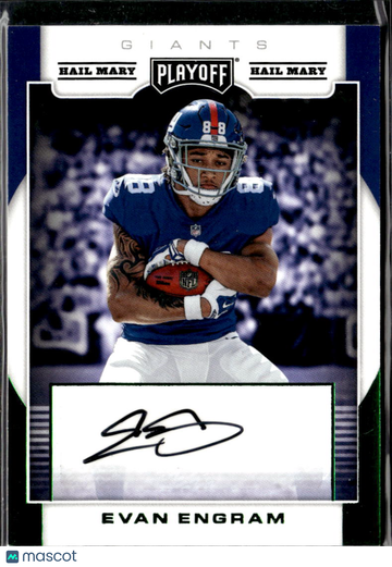 Evan Engram 2017 Panini Playoff Hail Mary Auto New York Giants