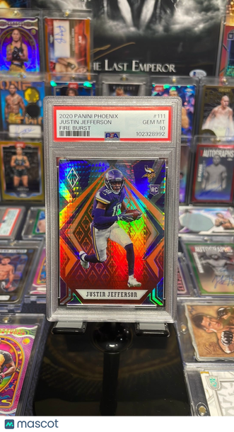 2020 Panini Phoenix Justin Jefferson #111 Fire Burst