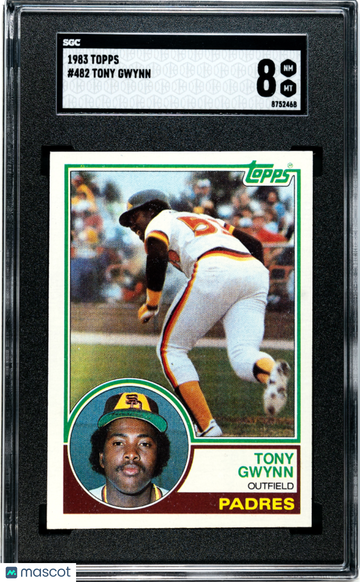 1983 Topps Tony Gwynn #482 SGC 8