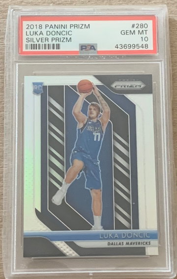 LUKA DONCIC 2018-19 PRIZM SILVER PSA 10