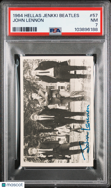 1964 Hellas Jenkki Beatles John Lennon #57 PSA 7
