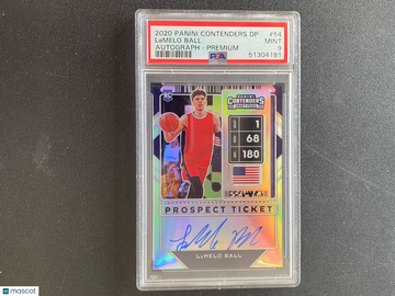 2020 Panini Contenders Draft Picks LaMelo Ball #54 Holo Rookie PSA 9