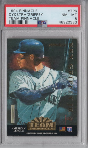 1994 Pinnacle Ken Griffey Jr Team Pinnacle PSA 8