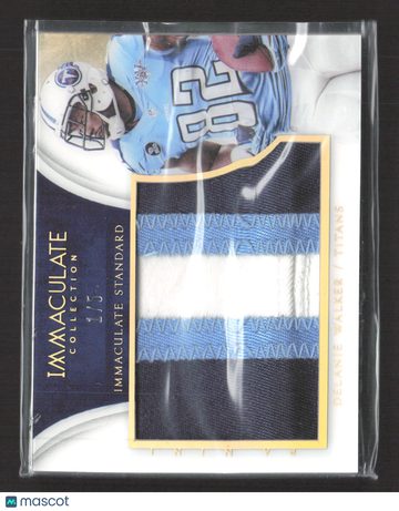 2015 Panini Immaculate Collection Immaculate Standard Delanie Walker #IS-DW /5 Clothing Patch