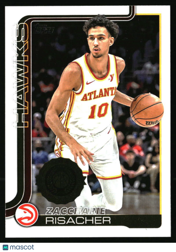 2025-26 Topps Zaccharie Risacher #62 Atlanta Hawks
