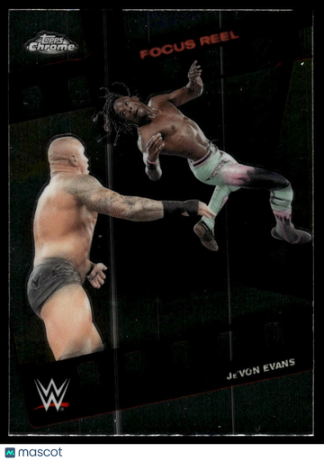 2026 Topps Chrome WWE Je'von Evans #FR-9 Focus Reel