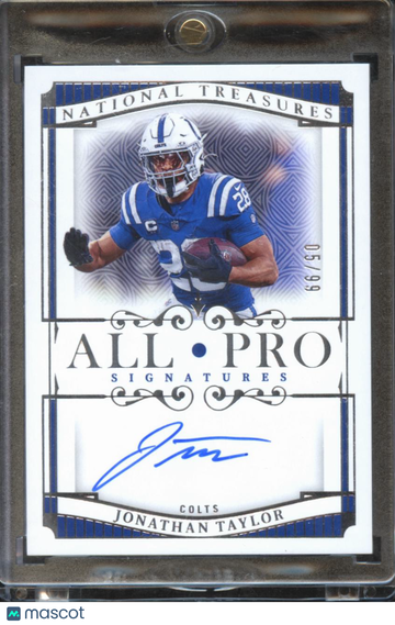 2026 Panini National Treasures All Pro Signatures Jonathan Taylor #APS-JTR /99