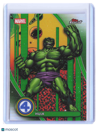 2026 Topps Finest Marvel Hulk 12/99 Rare #92