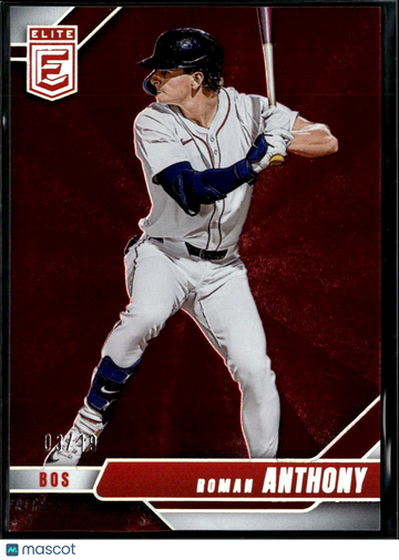 Roman Anthony 2026 Panini Donruss Elite Baseball /18 Boston Red Sox