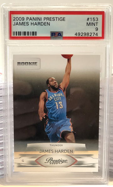 James Harden 2009 Panini Prestige Rookie - Mint PSA 9