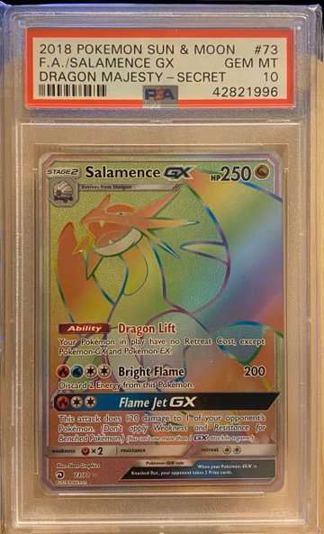 Pokémon/Pokemon - 2018 Salamence Gx Rainbow 