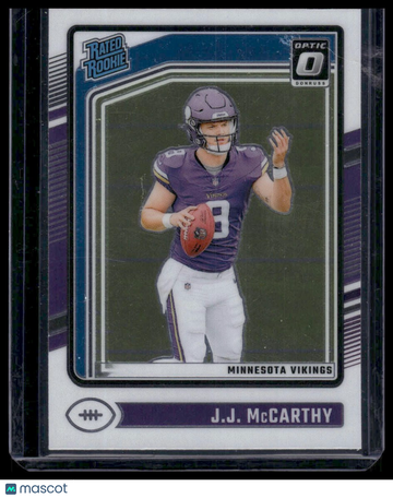 2024 Donruss Optic J.J. McCarthy #235 RC
