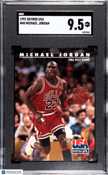 1992 Skybox Usa Michael Jordan #40 SGC 9.5