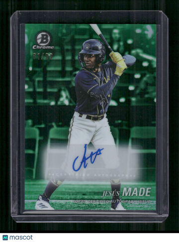 2025 Bowman Draft Baseball Jesus Made #AA-JM Achromatic /99 Auto