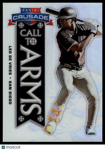 2025 Panini Crusade Leo De Vries #23 Call to Arms