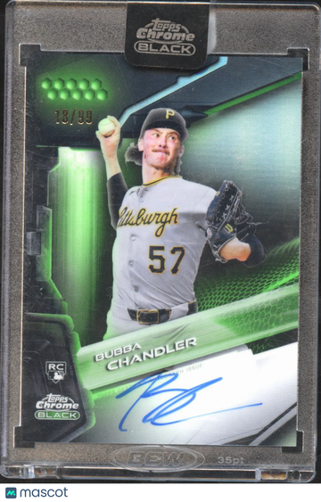 2026 Topps Chrome Black Bubba Chandler #CBA-BC Green /99 RC