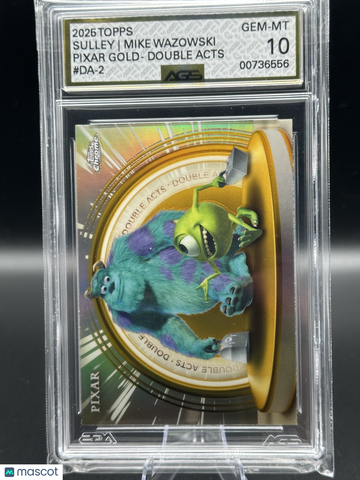 2025 Topps Chrome Pixar GOLD AGS 10