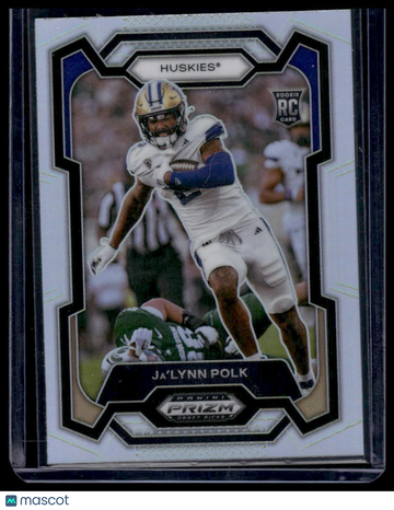 2024 Panini Prizm Draft Picks Ja'Lynn Polk #177 Silver