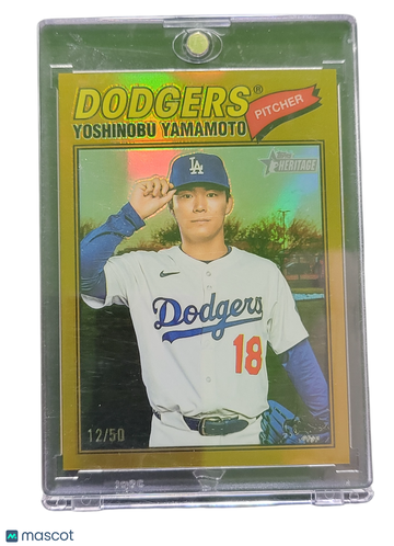 1962 Topps Heritage Yoshinobu Yamamoto #371 Gold Foil /50