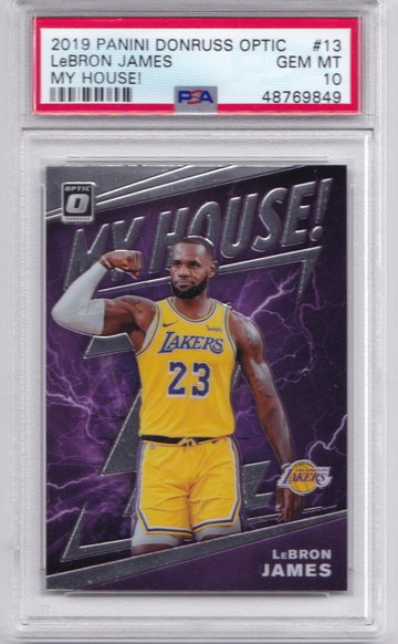 LeBron James 2019 Optic My House! PSA 10