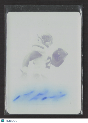 2015 Leaf Ultimate Draft Mike Davis #BA-MD1 Yellow Printing Plate /1