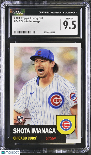 2024 Topps Living Set Shota Imanaga #740 CGC 9.5