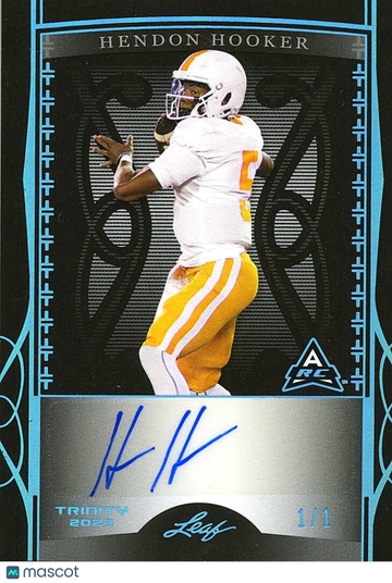 2022 Leaf Trinity Hendon Hooker Rookie