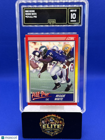 1990 Score Reggie White #574 GMA 10