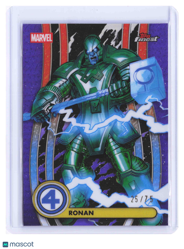 2026 Topps Finest Marvel Ronan 25/75 #039