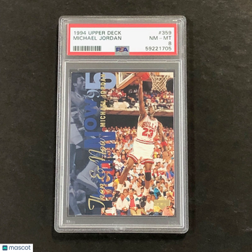 1994 Upper Deck Michael Jordan #359 PSA 8