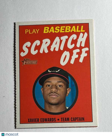 2020 Topps Heritage Minor League - 1971 Scratch Off Xavier Edwards #7