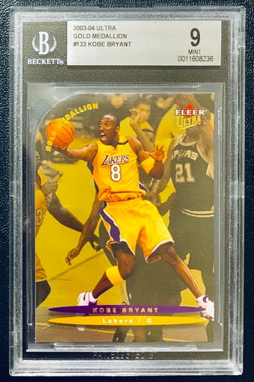2003-04 Ultra Kobe Bryant Gold Medallion BGS 9