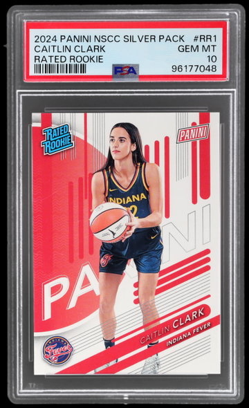 2024 Panini National Convention Silver Pack Caitlin Clark Rated Rookie PSA 10