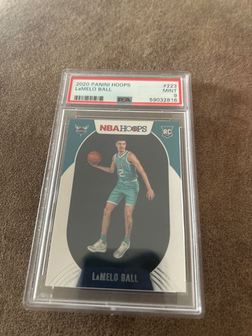 2020 Panini Hoops #223 Lamelo Ball RC PSA 9