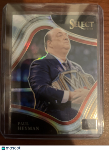 2022 Panini Select WWE Paul Heyman #223 Silver Prizm