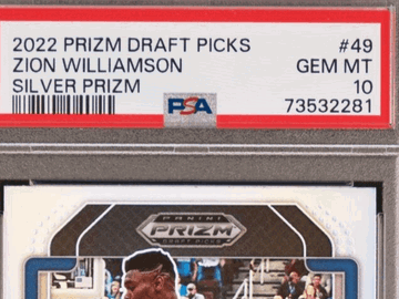 2022 Panini Prizm Zion Williamson #49 Prism Rookie PSA 10